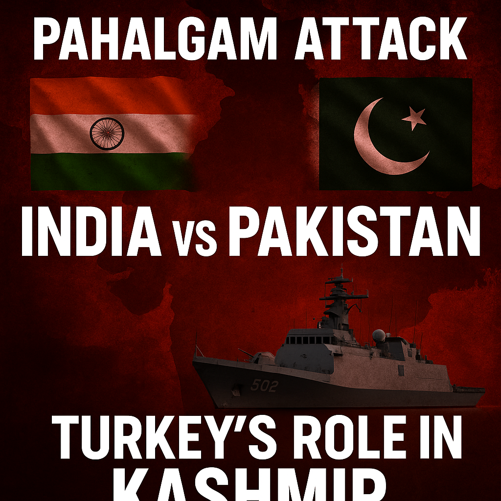 India Pakistan tensions,
India Pakistan tensions - Turkey Sends Warship to Pakistan: A New Axis Against India?
Turkey-Pakistan military alliance with text 'INDIA DANGER?' over a warship and explosive backdrop.